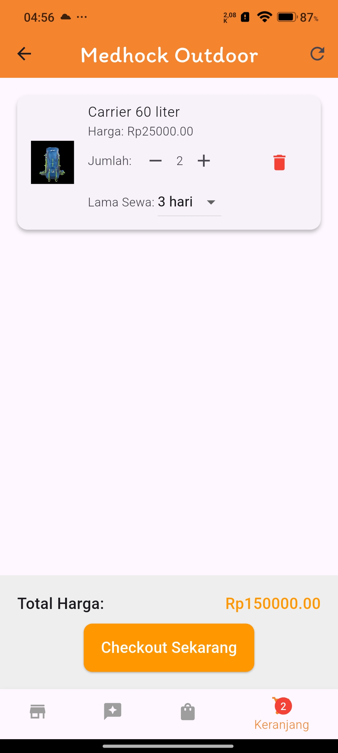 Dashboard Admin