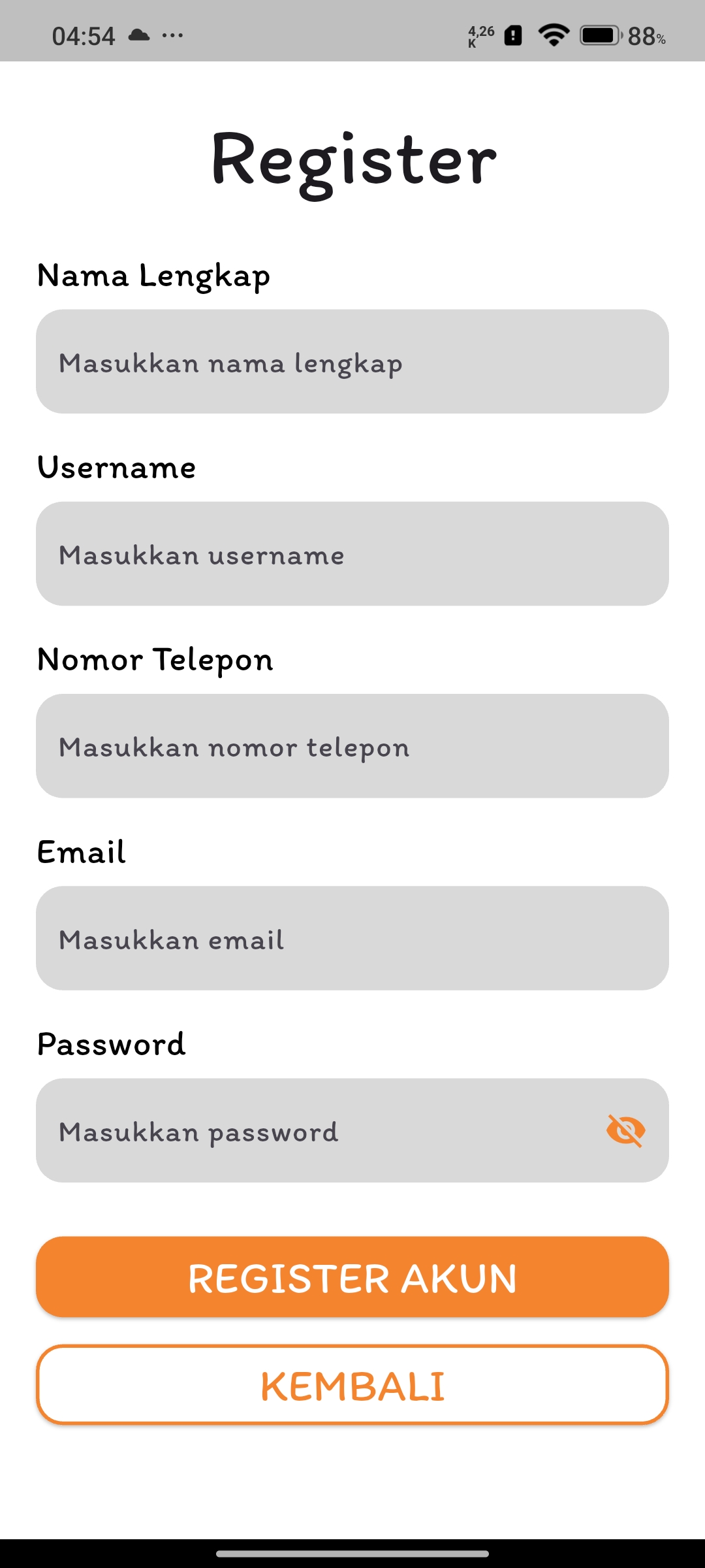 Dashboard Admin